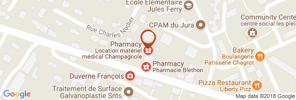 horaires Pharmacie CHAMPAGNOLE