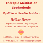 Sophrologie Méditation Helene HOREM Juvisy sur Orge