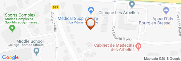 horaires matériel médico-chirurgical Bourg en Bresse