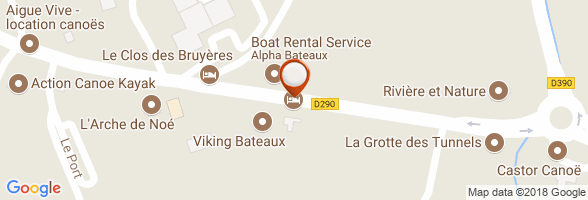 horaires Location de canoë-kayak Vallon Pont d'Arc