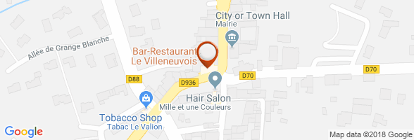 horaires Restaurant VILLENEUVE