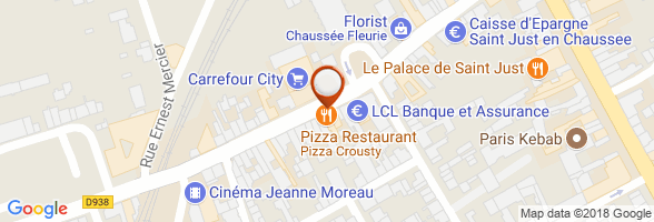 horaires Pizzeria Saint Just en Chaussée