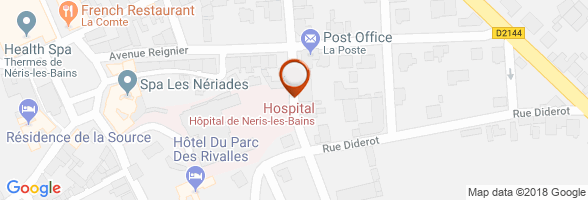 horaires Hôpital Néris les Bains