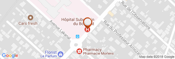 horaires Hôpital LE BOUSCAT
