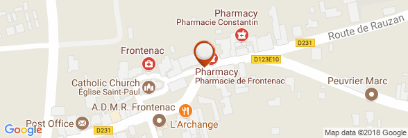 horaires Pharmacie FRONTENAC