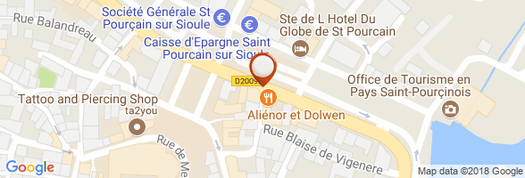 horaires Restaurant Saint Pourçain sur Sioule