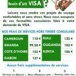 Horaire Sevice de Passport & Visa Visa Cameroun Kenya Consultant VISA / SERVICE SAM -